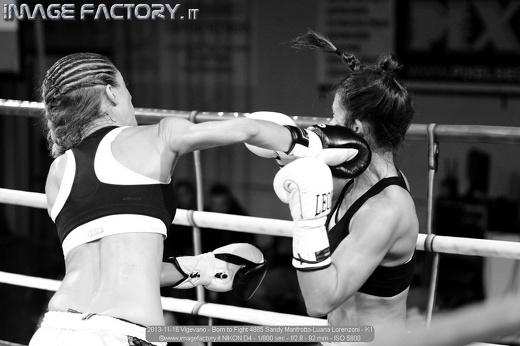 2013-11-16 Vigevano - Born to Fight 4885 Sandy Manfrotto-Luana Lorenzoni - K1